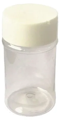 Produktbild von STREUDOSE Kunststoff 100ml. Dose in TRANSPARENT/WEISS