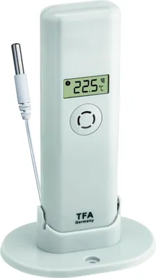 Obrázok produktu pre TFA - Temperatursender mit wasserfestem Kabelfühler WEATHERHUB 30.3313.02 - weiß
