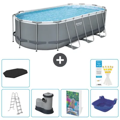 Produktbild von Bestway Power Steel Oval - 549x274x122 cm - 7-teilig  S662