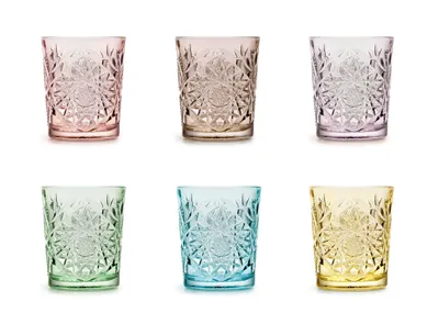 Obrázok produktu pre Súprava Libbey Hobstar so 6 pohármi v 6 krásnych farbách