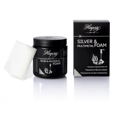 Produktbild von Hagerty Silver Foam Silberpolitur – Reinigungsschaum für Silber, versilberte Oberflächen & Besteck