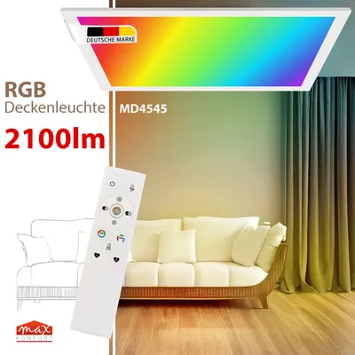 Produktbild von LED Aufputzpanel 45x45cm MD-4545-RGB CCT
