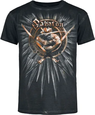 Produktbild von Sabaton T-Shirt Herren Shiroyama charcoal Band-Merch, Bands 100% Baumwolle 3XL