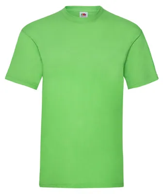 Image de Fruit of the Loom - T-shirt « Valueweight » pour hommes/femmes Unie LT1940 (XXL) (citron vert)