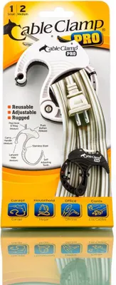 Produktbild von Kabelklemme PRO - Blister 3 Stück S/S/M schwarz + weiß