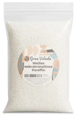 Produktbild von Gran Velada - Mikrokristallines Wachs weiß für Kerzen 1 kg