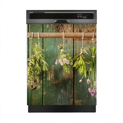 Produktbild von Magnete Dekorative 60x70 cm Küche Magnetmatte Spülmaschine - Hängende Kräuter Herbs