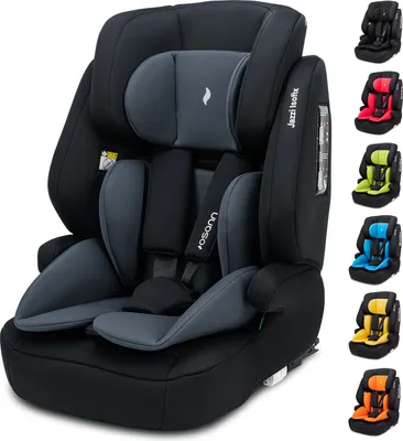 Produktbild von Osann Jazzi Isofix, der sichere Kindersitz ab 1 Jahr 76–150 cm, mitwachsender Kinderautositz (9-36 kg)  - Nero