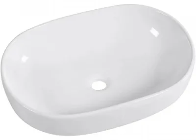 Immagine prodotto di CERANO - Lavabo in Vetroceramica Deno - da appoggio - bianco lucido - 59x41 cm