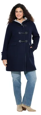 Produktbild von Ulla Popken, Damen, große Größen, Duffelcoat