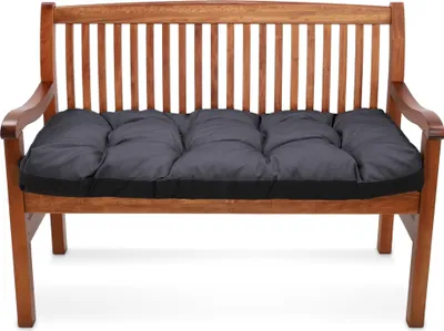 Produktbild von Poduszka na ławkę 50x180 cm - poduszka na krzesło huśtawka Hollywood Poduszka zewnętrzna Poduszka na ławkę Poduszka do siedzenia na ławkę ogrodową Poduszka podłogowa Lounge grafitowa