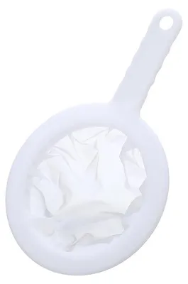 Produktbild von Küchen-Sieb 1 Stk, Nylon-Filternetz 400 Mesh, Kunststoff-Sieblöffel Für Sojadrink Joghurt Saft