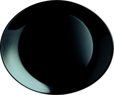Produktbild von CreaTable, 22844, Italien Party Schwarz, Steakteller 6-tlg, Opalglas