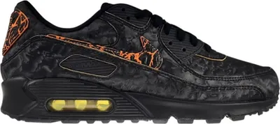 Produktbild von Nike Air Max 90 QS HF3248-001 Black/Black-Magma Orange herren sneaker 42