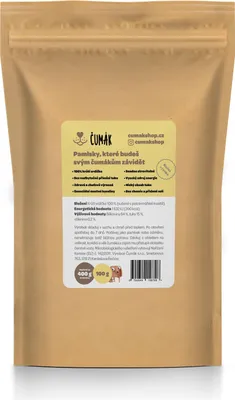 Productafbeelding van ČUMÁK Lekkernij, gedroogde kalkoenhartjes, 100g
