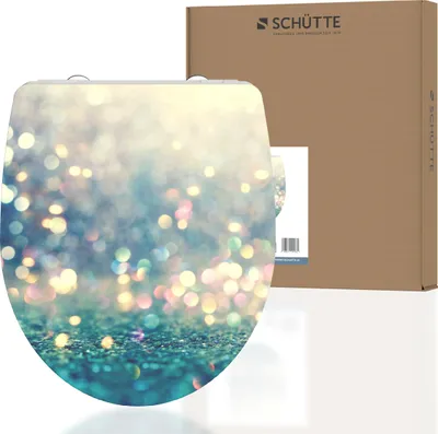Produktbild von SCHÜTTE Duroplast HG WC-Sitz MAGIC LIGHT, mit Absenkautomatik und Schnellverschluss
