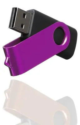 Zdjęcie produktu dla IMRO AXIS/128G USB, 128 GB, USB Typu-A, 2.0, 10 MB/s, Obrotowy, Fioletowy