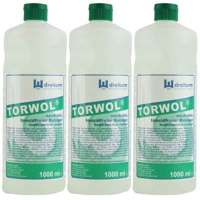 Produktbild von Dreiturm Torwol 3 x 1 Liter neutraler, tensidfreier ReinigerSet