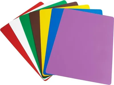 Produktbild von Hygiplas Schneidematten Set - 7 Stück - Polyethylen - 450(L)x300(B)mm