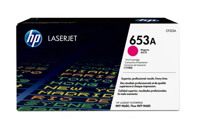 Obrázek produktu pro HP 653A Purpurová originální tonerová kazeta LaserJet, 16500 str., Purpurová, 1 kusů