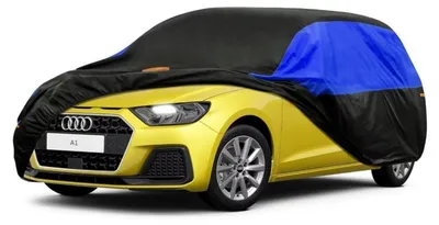 Obrázok produktu pre Ochranný obal na auto, vodeodolný a priedušný, pre model Audi A1 (ročníky 2012-2024), farby: čierna, modrá