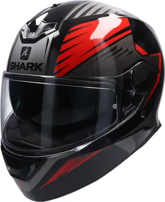 Produktbild von SHARK SKWAL 2.2 HALLDER Integralhelm XL in grau/rot/schwarz