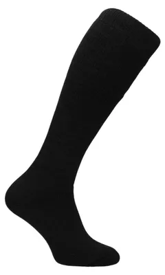 Productafbeelding van Merino Love The Alpine Knee thermo kniekousen van merinowol, Onyx black, maat 47-50