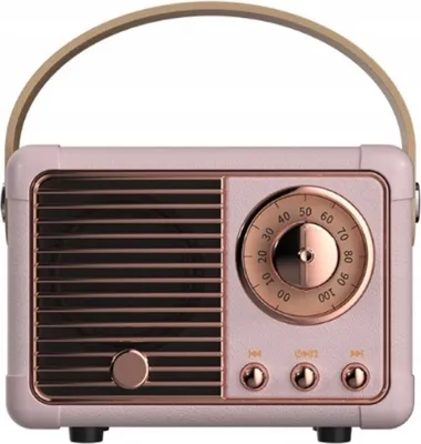 Obrázek produktu pro Retro Vintage 3W Přenosný Bluetooth Reproduktor Se Zvukem A Basy