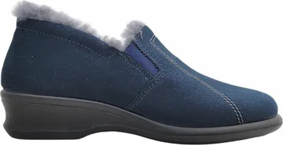 Imagen del producto de Zapatos para mujer Rohde FARUN, tipo zapatillas para estar en casa, color azul, para uso diario