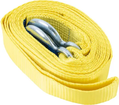 Obrázek produktu pro Tažné lano s háky Tažný popruh  4,5m/50mm/5t žlutý