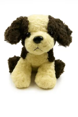 Produktbild von Plüschtier Hund 26 cm Braun Beige – Weiches Stofftier, Kuscheltier für Kinder