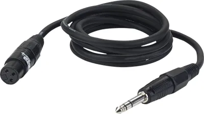 Produktbild von DAP FL03 - bal. XLR/F 3P to Jack stereo 3 m