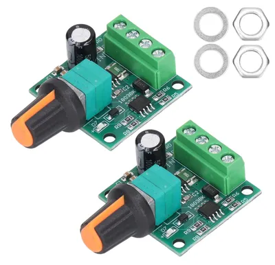 Image de 2 jeux de régulateurs de vitesse de moteur àPWM, 1,8 V-12 V, pour pompe de refroidissement