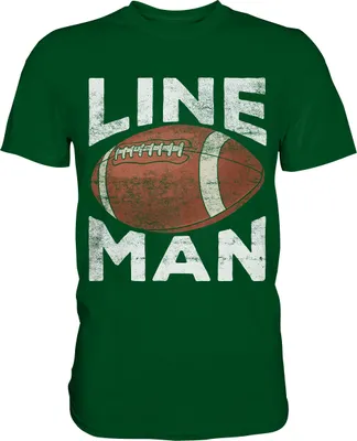 Produktbild von American Football Lineman T-Shirt – Bottle Green / L