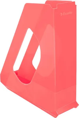 Produktbild von Stojan na časopisy A4 Esselte Colour'Breeze, plastový, hřbet 7,2 cm, korálový