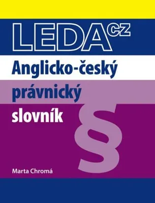 Image de Anglicko-český právnický slovník (Chromá Marta)