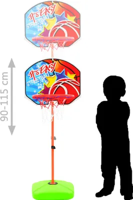 Image de vidaXL Ensemble panier de basket et ballon pour enfants