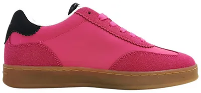 Imagen del producto de Zapatos deportivos para mujer de la marca Tom Tailor, modelo con cordones, color violeta, ideales para el tiempo libre