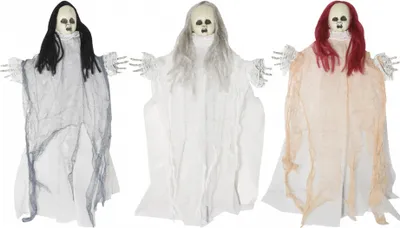 Produktbild von Unheimliche Geisterpuppe im Fetzenkleid Hängefigur