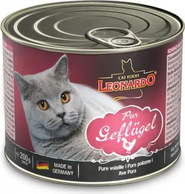 Image de Leonardo Nourriture humide - Volaille pure - 6 x 200 g