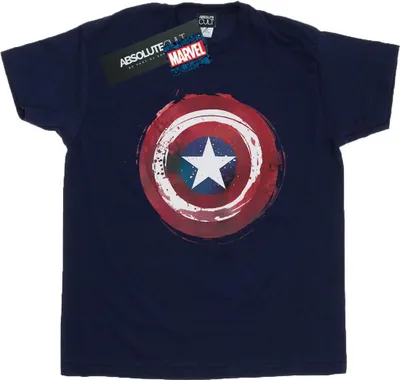 Produktbild von Marvel - T-Shirt für Damen BI40046 (XL) (Marineblau)