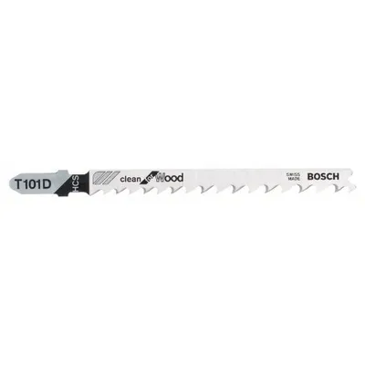 Image de Lame de scie sauteuse T 101 D Clean for Wood, pack de 3