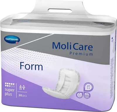 Produktbild von MoliCare® Premium Form 8 Tropfen – 4x32 Stück für sicheren Schutz bei schwerer Inkontinenz