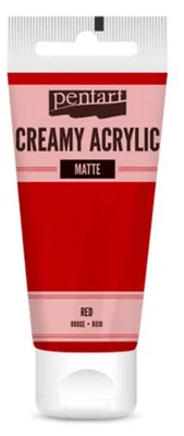 Produktbild von PENTART Matt-Acrylfarbe, cremig, 60 ml, ROT