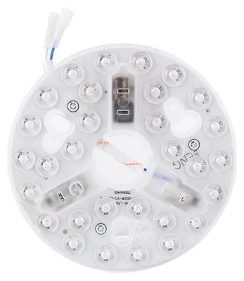 Zdjęcie produktu dla 5,3-calowy wentylator sufitowy z oświetleniem LED – zamiennik, 3000K, 4200K, 6500K, 3 kolory, z regulacją jasności, 15 W, okrągły zestaw do modernizacji, 95–265 V