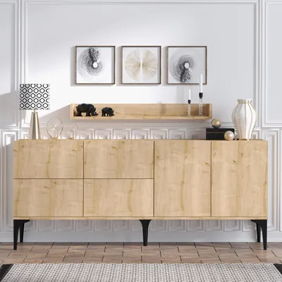Produktbild von Skye Decor, Stella- Stella CHL, Saphireich, Kommoden, 55x180x40 cm, 100% Melaminbeschichtete Partikelplatte