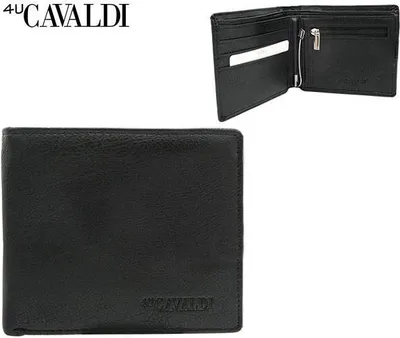 Produktbild von 4U Cavaldi Brieftasche für Männer Mopsis schwarz One size