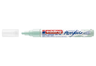 Produktbild von Edding 5100 Acrylmarker Medium, Minze, Mintfarbe, Medium, 2 mm, 3 mm, Tinte auf Wasserbasis