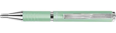 Produktbild von Kugelschreiber „SL-F1“, blau, 0,24 mm, ausziehbar, aus Metall, pistaziengrüner Schaft, ZEBRA 16358