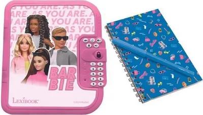 Obrázok produktu pre Elektronický denník Barbie s trezorom, 4-miestnym heslom, hlasovým záznamníkom a perom